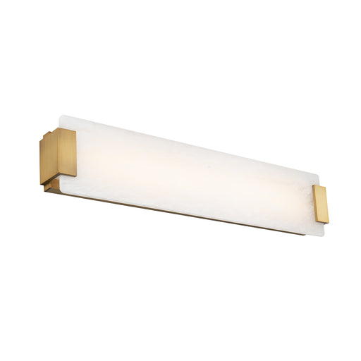 Modern Forms - WS-60028-AB - LED Bathroom Vanity - Quarry - Aged Brass
