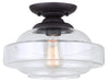 Canarm - IFM459B13ORB - One Light Flushmount - Chicago - Oil Rubbed Bronze