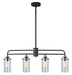 Canarm - IPL679A04ORB - Four Light Pendant - Albany - Oil Rubbed Bronze