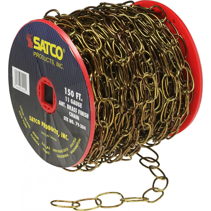 Satco - 79-204 - Chain - Antique Brass