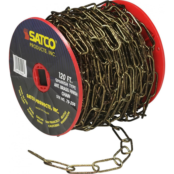Satco - 79-206 - Chain - Antique Brass