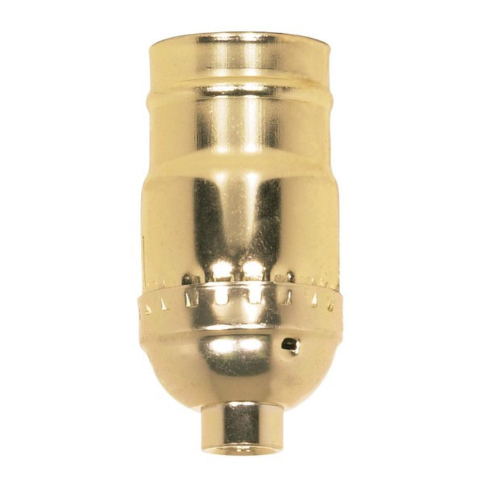 Satco - 80-1218 - Standard Keyless Socket - Brite Gilt