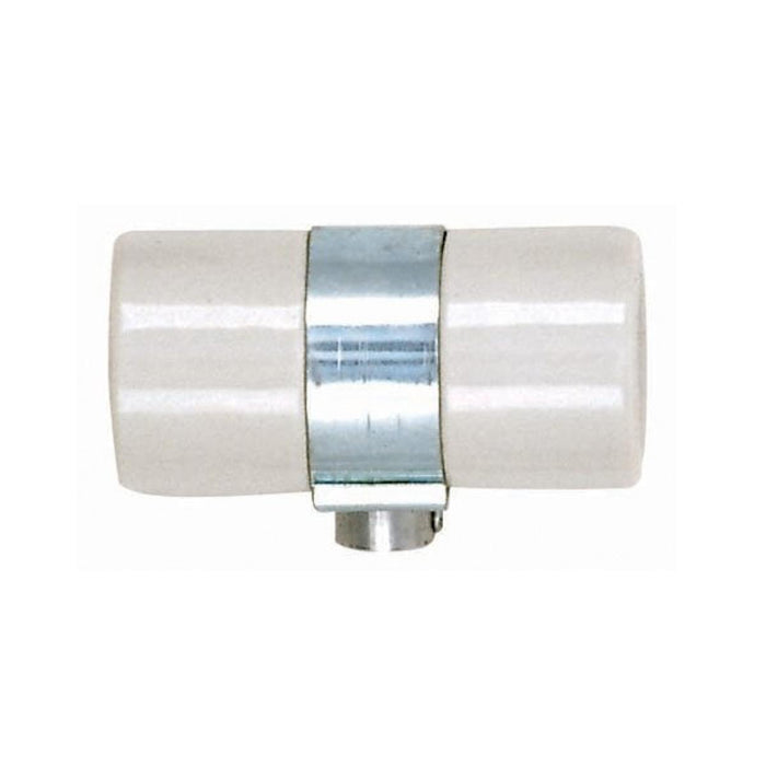 Satco - 80-1226 - Twin Porcelain Socket With Flange Bushing Cap - Glass