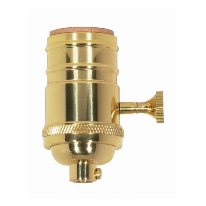 Satco - 80-1430 - Socket - Polished Brass