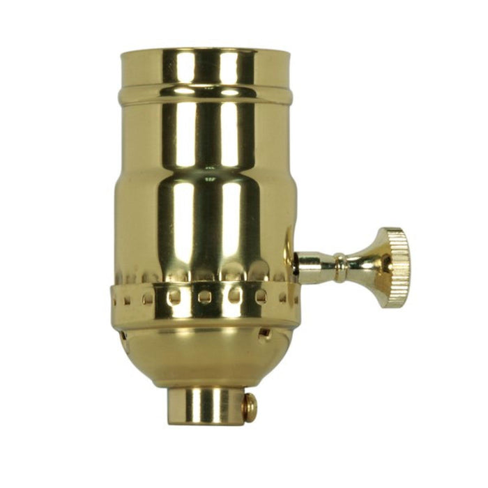 Satco - 80-1462 - Socket - Polished Brass