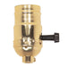 Satco - 80-1504 - Socket - Brite Gilt