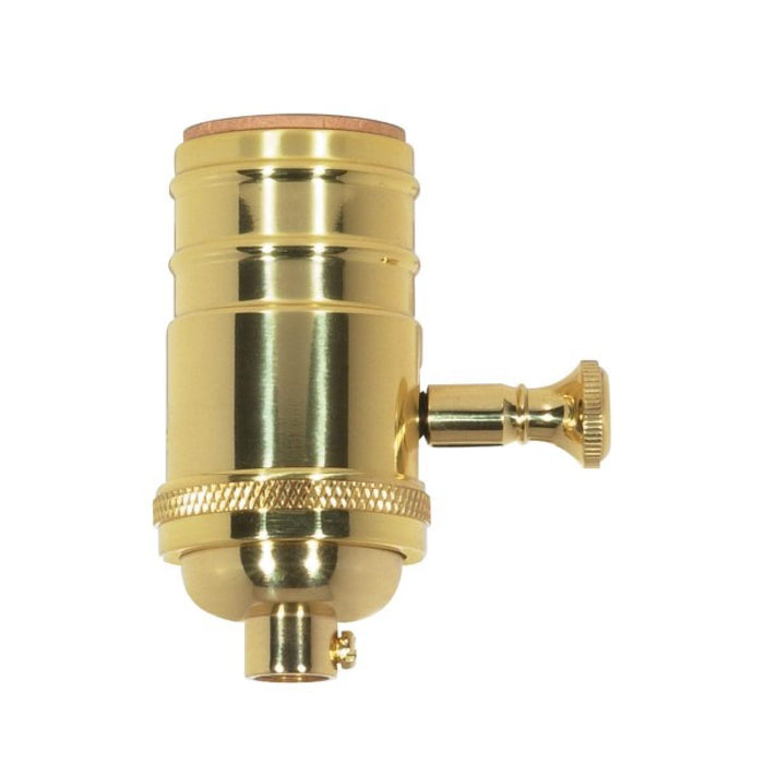 Satco - 80-1703 - Socket - Polished Brass