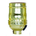 Satco - 80-1753 - Socket - Brite Gilt