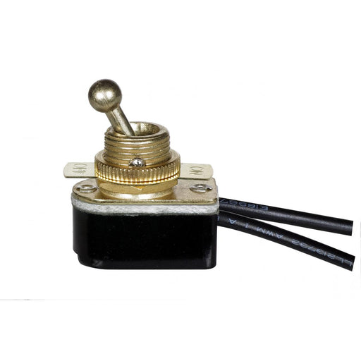 Satco - 80-1767 - Toggle Switch - Brass Plated