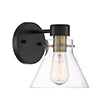 Designers Fountain - D204M-1B-MB - One Light Wall Sconce - Willow Creek - Matte Black
