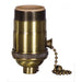 Satco - 80-2216 - On-Off Pull Chain Socket - Antique Brass