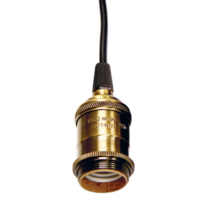 Satco - 80-2270 - Lampholder - Antique Brass