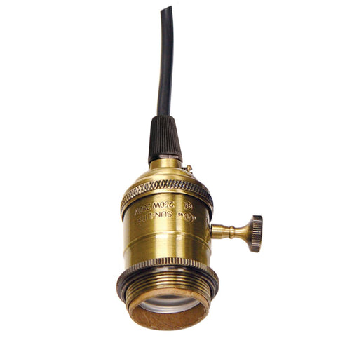 Satco - 80-2273 - Lampholder - Antique Brass