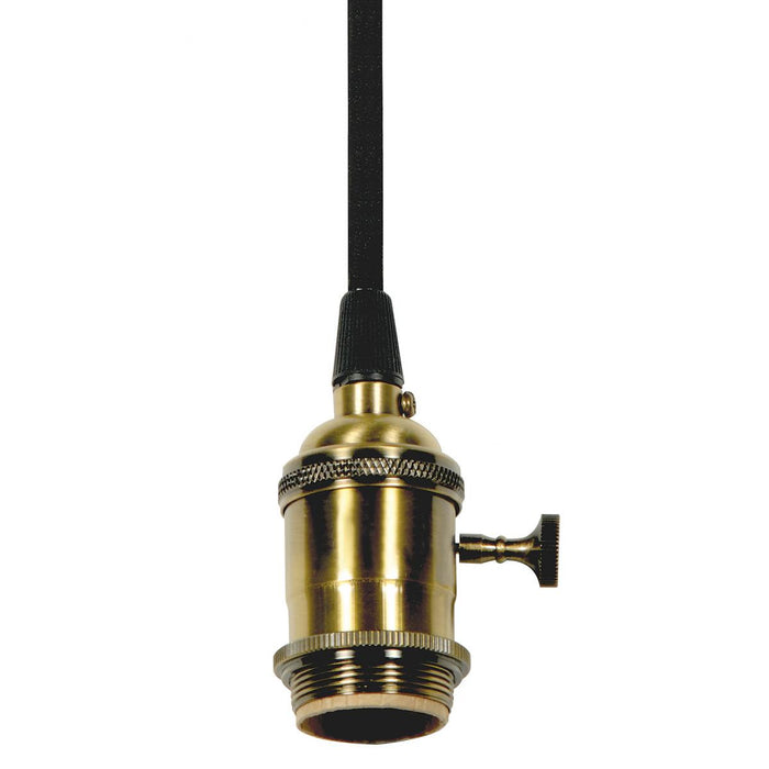 Satco - 80-2297 - Lampholder - Antique Brass