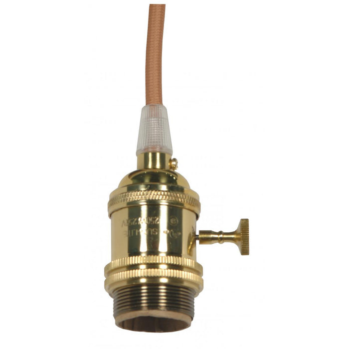 Satco - 80-2427 - Lampholder - Polished Brass