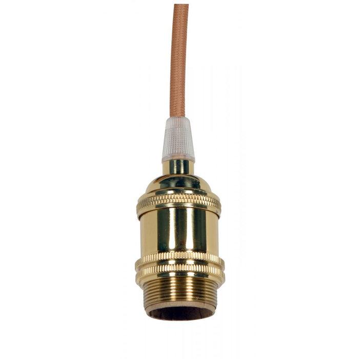 Satco - 80-2459 - Lampholder - Polished Brass / Glass