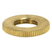 Satco - 90-004 - Knurled Locknut - Burnished / Lacquered