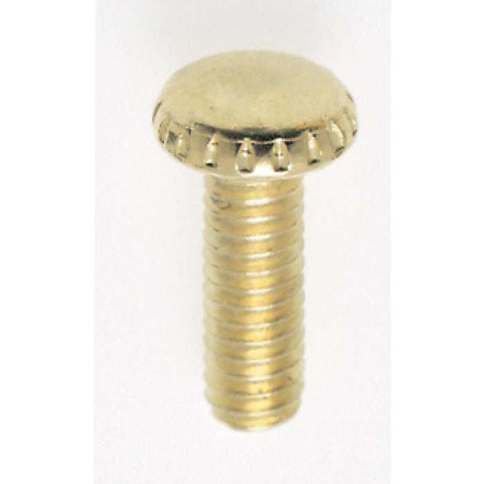 Satco - 90-022 - Head Thumb Screw - Brass Plated