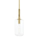 Hudson Valley - 6908-AGB - One Light Pendant - Lenox Hill - Aged Brass
