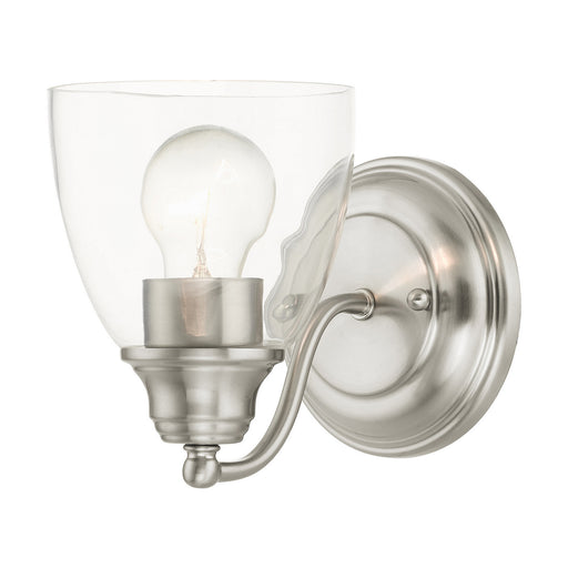 Livex Lighting - 15131-91 - One Light Vanity - Montgomery - Brushed Nickel