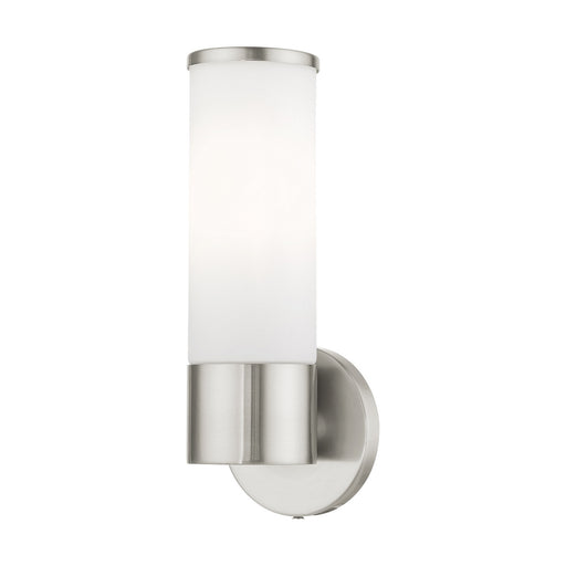 Livex Lighting - 16561-91 - One Light Wall Sconce - Lindale - Brushed Nickel