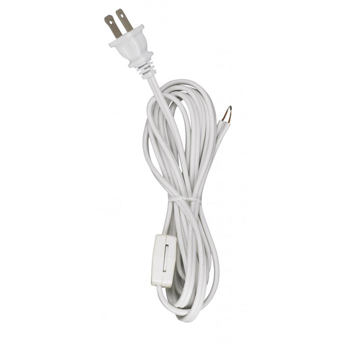 Satco - 90-106 - Cord Set - White