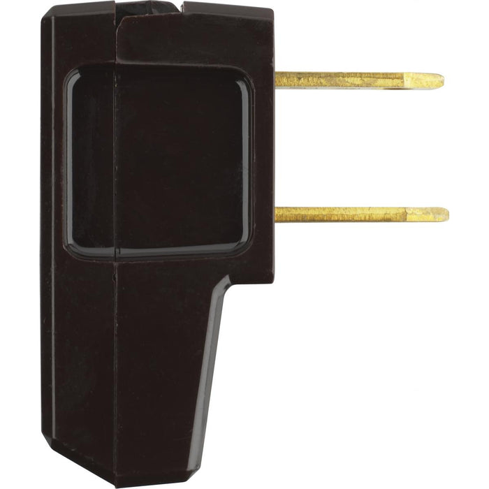 Satco - 90-1084 - Connect Flat Plug - Black