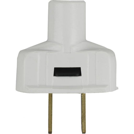 Satco - 90-1115 - Plug With Terminal Screws - White