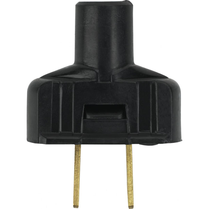 Satco - 90-1116 - Plug With Terminal Screws - Black