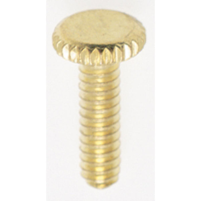 Satco - 90-1154 - Head Thumb Screw - Brass Plated
