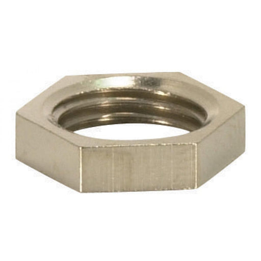 Satco - 90-1385 - Hexagon Locknut - Nickel Plated