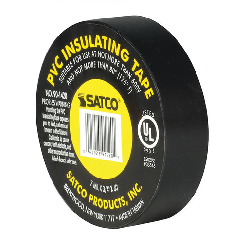 Satco - 90-1420 - Electrical Tape - Black