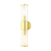 Livex Lighting - 17282-12 - Two Light Vanity - Bancroft - Satin Brass