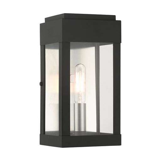 Livex Lighting - 21231-04 - One Light Outdoor Wall Lantern - York - Black