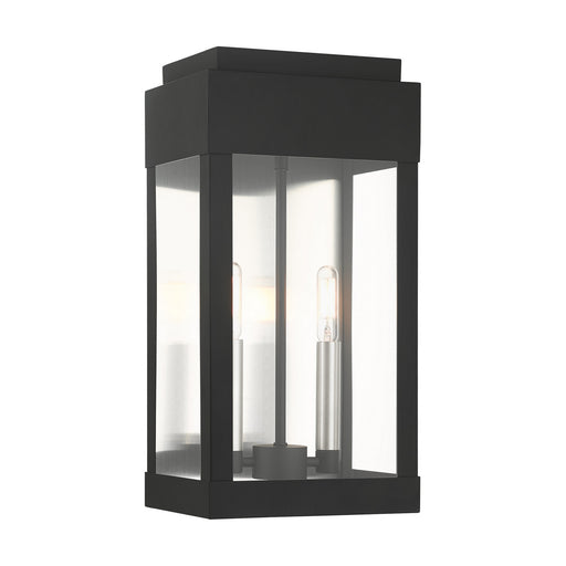 Livex Lighting - 21235-04 - Two Light Outdoor Wall Lantern - York - Black