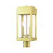 Livex Lighting - 21236-12 - Two Light Outdoor Post Top Lantern - York - Satin Brass