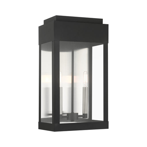 Livex Lighting - 21238-04 - Two Light Outdoor Wall Lantern - York - Black
