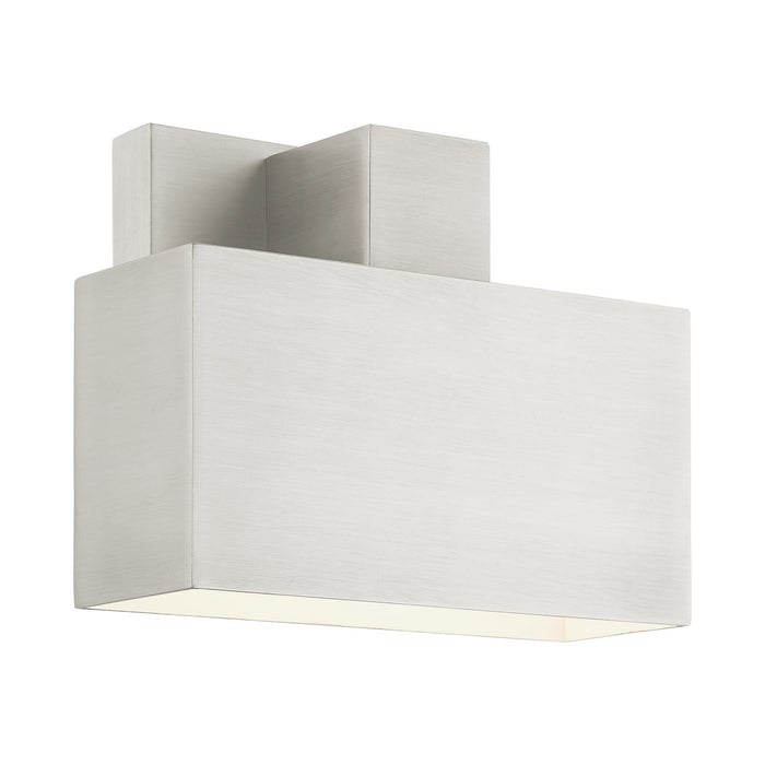 Livex Lighting - 22422-91 - One Light Outdoor Wall Sconce - Lynx - Brushed Nickel