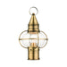 Livex Lighting - 26902-01 - One Light Outdoor Post Top Lantern - Newburyport - Antique Brass
