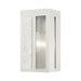 Livex Lighting - 27411-91 - One Light Outdoor Wall Lantern - Lafayette - Brushed Nickel