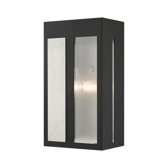 Livex Lighting - 27412-04 - One Light Outdoor Wall Lantern - Lafayette - Black