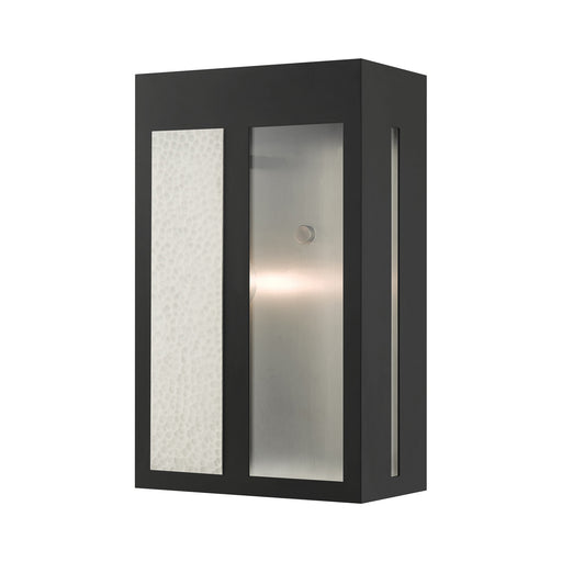 Livex Lighting - 27413-04 - One Light Outdoor Wall Lantern - Lafayette - Black