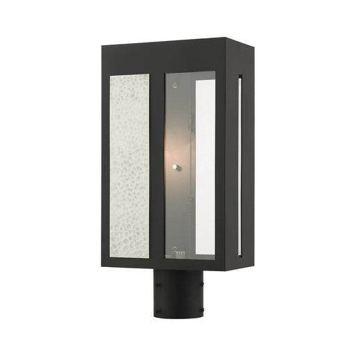 Livex Lighting - 27416-04 - One Light Outdoor Post Top Lantern - Lafayette - Black