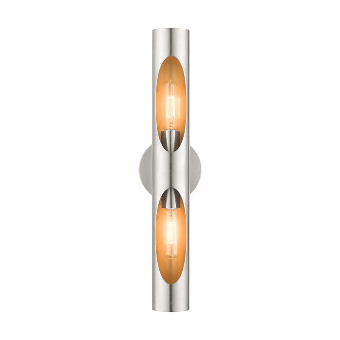 Livex Lighting - 45892-91 - Two Light Wall Sconce - Novato - Brushed Nickel