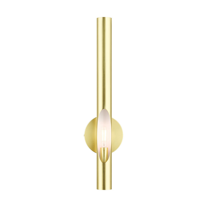 Livex Lighting - 45911-12 - One Light Wall Sconce - Acra - Satin Brass