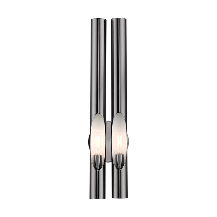 Livex Lighting - 45912-46 - Two Light Wall Sconce - Acra - Black Chrome