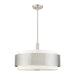 Livex Lighting - 46255-91 - Five Light Chandelier - Noria - Brushed Nickel