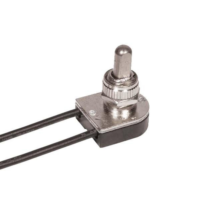 Satco - 90-1676 - Push Switch - Nickel Plated