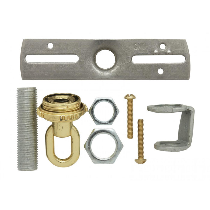 Satco - 90-1692 - Screw Collar Loop Parts Bag - Brass