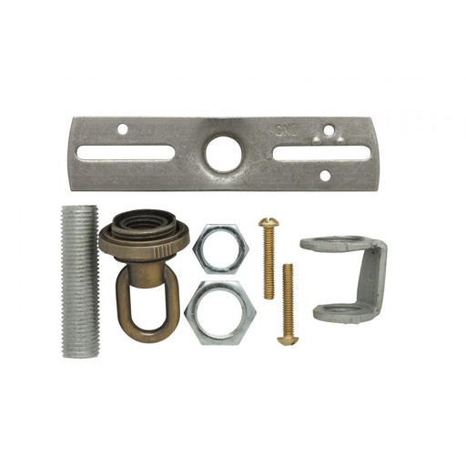 Screw Collar Loop Parts Bag Antique Brass